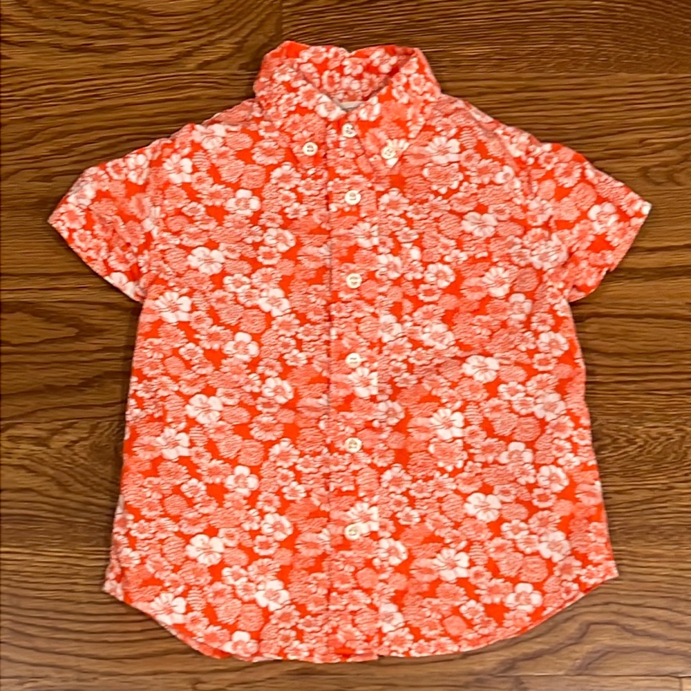 Toddler Boy Crewcuts Short Sleeve Button Down